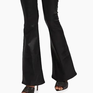 L'Agence Black Coated Jeans